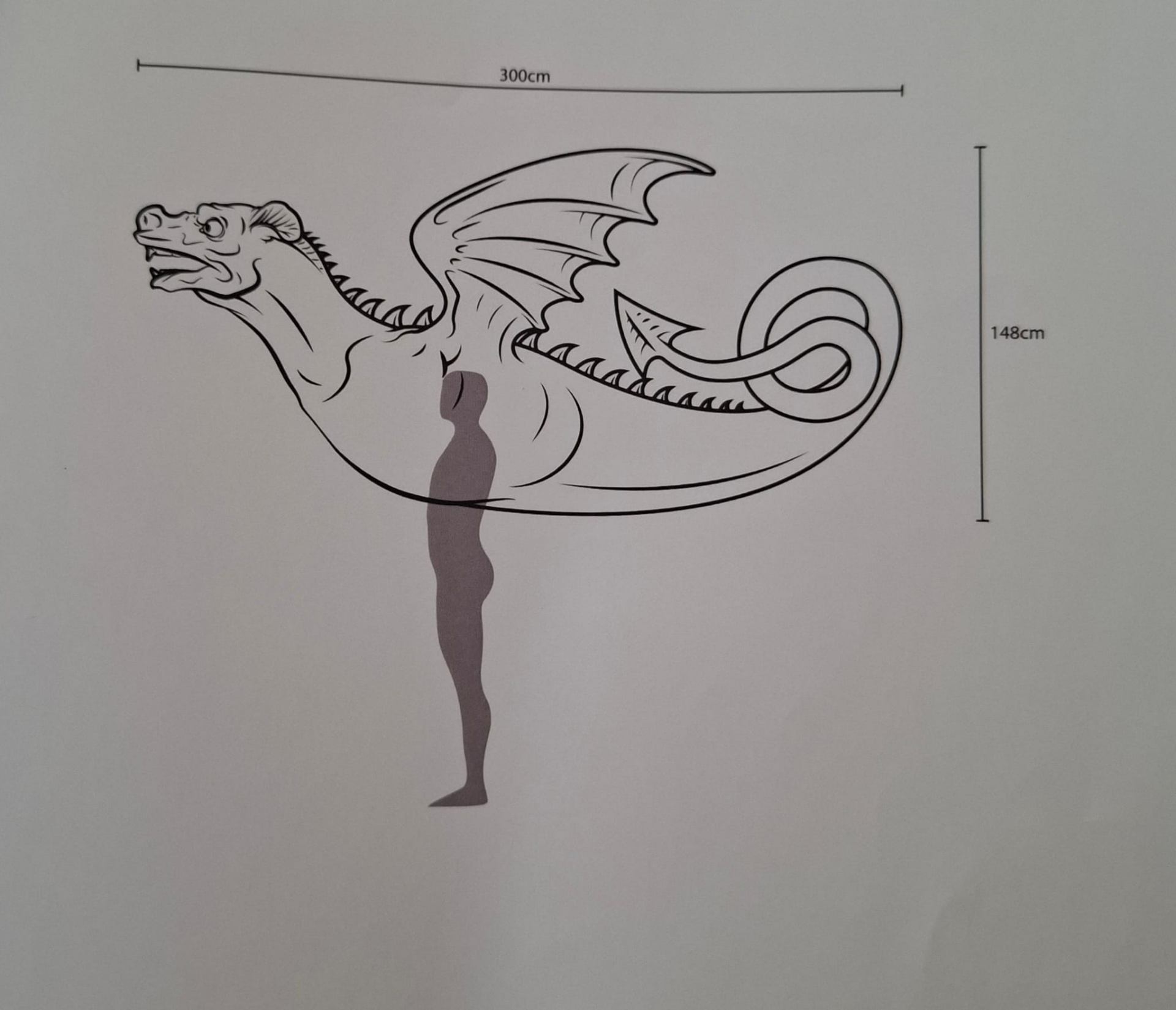 Esquema tècnic (2019) — procés constructiu del Drac del Vendrell per Arnau Codina (2019)